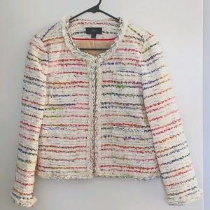 J Crew Lady Jacket in Rainbow Multi